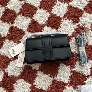 NWT • Kayla + Ava • vegan black Miranda crossbody